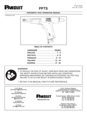 Panduit PPTS Manuel D'opération