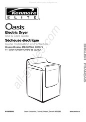 KENMORE ELITE Oasis 110.C6706 Serie Guide D'utilisation Et D'entretien