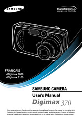 Samsung Digimax 3100 Mode D'emploi