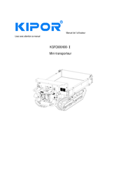 Kipor KGFC600-I Manuel De L'utilisateur