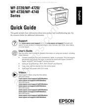Epson WF-4740 Série Guide Rapide