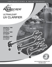 AquaScape ULTRAKLEAR 2500 Mode D'emploi