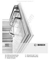Bosch KIF42 Série Mode D'emploi