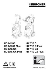 Kärcher HD 6/15 CX Mode D'emploi