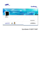 Samsung SyncMaster 510MP Mode D'emploi