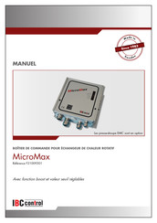 IBC control MicroMax F21009301 Manuel