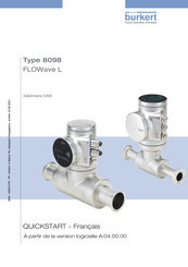 Burkert FLOWave L 8098 Guide De Démarrage Rapide