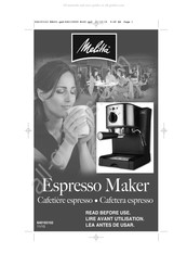 Melitta 40791 Mode D'emploi