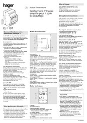 Hager EJ 110T Notice D'instructions