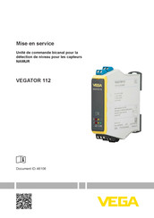 Vega VEGATOR 112 Mise En Service