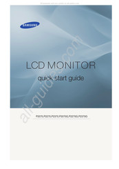 Samsung SyncMaster P2270G Guide De Démarrage Rapide