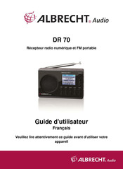 Albrecht Audio DR 70 Guide D'utilisateur