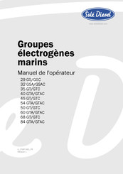 Sole Diesel 32 GSAC Manuel De L'opérateur