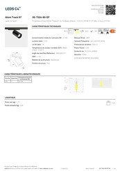 LEDS C4 Atom Track 35-7324-60-EF Instructions De Montage