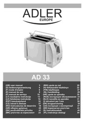 Adler europe AD 33 Mode D'emploi