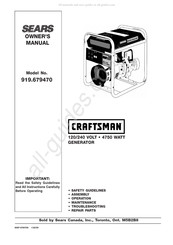 Sears Craftsman 919.679470 Guide De L'utilisateur