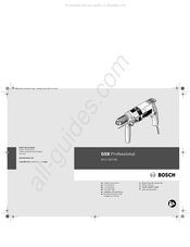 Bosch GSB Professional 20-2 Notice Originale