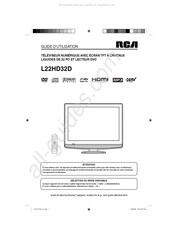 RCA L22HD32D Guide D'utilisation