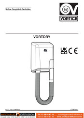 Vortice VORTDRY Notice D'emploi Et D'entretien