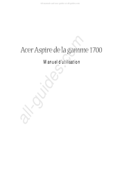 Acer Aspire 1700 Serie Manuel D'utilisation