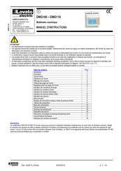 LOVATO ELECTRIC DMG110 Manuel D'instructions