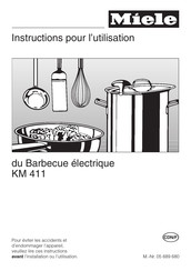 Miele KM 411 Instructions D'utilisation