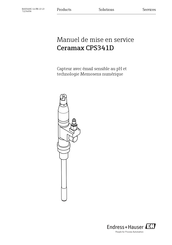 Endress+Hauser Ceramax CPS341D Manuel De Mise En Service