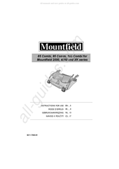 Mountfield 85 Combi Mode D'emploi