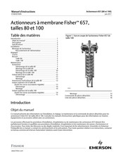 Emerson Fisher 657 Manuel D'instructions