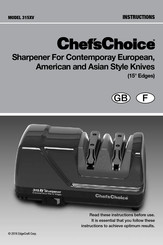 Edgecraft Chef'sChoice 315XV Instructions