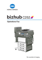 Konica Minolta Bizhub C252 Mode D'emploi