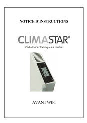 CLIMASTAR AVANT WIFI Notice D'instructions