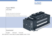 Burkert 8652 Guide Rapide