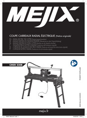 Mejix CMER 230B Notice Originale