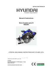 Hyundai HSC20V Manuel D'instructions