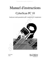 EUTECH INSTRUMENTS CyberScan PC 10 Manuel D'instructions