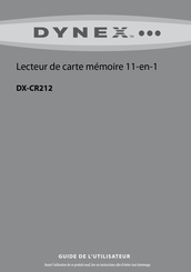 Dynex DX-CR212 Guide De L'utilisateur