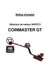 White's COINMASTER GT Notice D'emploi