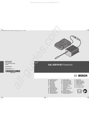 Bosch GAL 1830 W-DC Professional Notice Originale