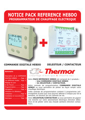 Thermor HEBDO Mode D'emploi