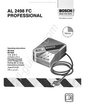 Bosch AL 2498 FC PROFESSIONAL Instructions D'emploi