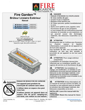 Travis Industries FIRE GARDEN 94900430 Manuel