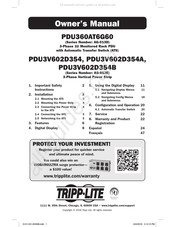 Tripp-Lite PDU3V602D354 Manuel De L'utilisateur