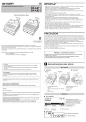 Sharp ER-A411 Manuel Utilisateur De Base
