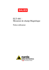 NARDA ELT-400 Notice Utilisateur