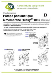 Graco Husky 1050A Mode D'emploi