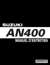 Suzuki AN400 2003 Manuel D'entretien
