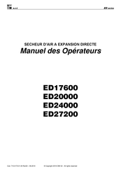 OMI ED20000 Manuel De L'opérateur