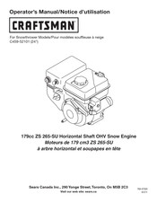 Craftsman C459-52101 Notice D'utilisation