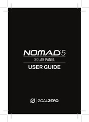 Goalzero NOMAD 5 Guide De L'utilisateur